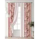 Комплект штор At home Базовая коллекция AT709026-260 на шторной ленте 260x150 см цвет розовый