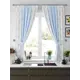Комплект штор At home Базовая коллекция AT925651 на шторной ленте 180x150 см цвет синий