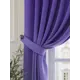 Комплект штор At home Базовая коллекция AT925535 на шторной ленте 180x150 см цвет фиолетовый