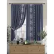 Комплект штор At home Базовая коллекция AT925324 на шторной ленте 180x150 см цвет синий