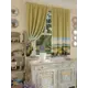Комплект штор At home Базовая коллекция AT925185 на шторной ленте 180x150 см цвет зеленый