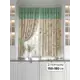 Комплект штор At home Базовая коллекция AT920503 на шторной ленте 180x150 см цвет зеленый