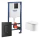 Комплект инсталляция с унитазом Grohe 631261 цвет белый