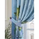 Комплект штор At home Базовая коллекция AT925428 на шторной ленте 180x150 см цвет синий