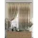 Комплект штор At home Базовая коллекция AT925330 на шторной ленте 180x150 см цвет бежевый