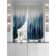 Комплект штор At home Базовая коллекция AT920704 на шторной ленте 180x150 см цвет синий
