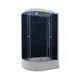 Душевая кабина Parly CM121R 120x80см высокий поддон профиль белый стекло тонированное