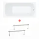 Ванна акриловая Enio Neo 170x70 EN7030716 с ножками белая