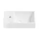 Подвесная накладная раковина Wellsee WC Area 151804000 прямоугольная 45 см цвет белый глянец