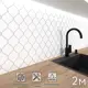 Стеновая панель Фартукофф Самаркандский узор серебро 200x60x0.15 см ПВХ цвет белый/серый