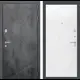 Входная дверь Labirintdoors Лофт П-24 правый 205x96см белый софт/бетон темный
