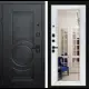 Входная дверь Labirintdoors Гранд 205x88см левый цвет белый/альберо блэк с зеркалом