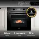 Встраиваемый духовой шкаф Hyundai Heo 6646 Bg 59.50x59.50x57.50 см цвет черный
