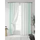 Комплект штор на шторной ленте At HomeAT933021 150x280 см, 2 шт, цвет бирюзовый