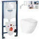 Комплект инсталляция с унитазом Grohe R56261252D цвет белый