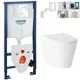 Комплект инсталляция с унитазом Grohe 82N310056N цвет белый