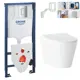 Комплект инсталляция с унитазом Grohe B5341B1463 цвет белый