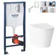 Комплект инсталляция с унитазом Grohe E6216S0831 цвет белый