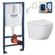 Комплект инсталляция с унитазом Grohe 337635101 цвет белый