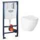 Комплект инсталляция с унитазом Grohe 059629M8V1 цвет белый