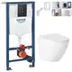 Комплект инсталляция с унитазом Grohe A62272915X цвет белый