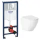 Комплект инсталляция с унитазом Grohe 442598PS43 цвет белый