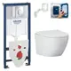 Комплект инсталляция с унитазом Grohe 472135103 цвет белый