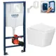 Комплект инсталляция с унитазом Grohe E250S62208 цвет белый