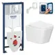 Комплект инсталляция с унитазом Grohe 565355K38B цвет белый