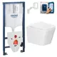 Комплект инсталляция с унитазом Grohe 167329X4N5 цвет белый