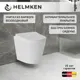 Унитаз подвесной Helmken 35490201 безободковый с сиденьем микролифт