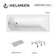 Ванна акриловая Helmken Vespera 70A094P661 180x80 комплект 3 в 1 цвет белый
