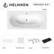 Ванна акриловая Helmken Vienna 7N043571D2 160х75 комплект 5 в 1 цвет белый/черный