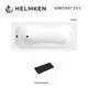Ванна акриловая Helmken Edelva 61796A4B07 160х70 комплект 2 в 1: прямоугольная ванна, подголовник цвет черный