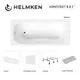 Ванна акриловая Helmken Edelva 62922P4Y79 150х70 комплект 5 в 1 цвет белый/черный