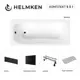 Ванна акриловая Helmken Edelva 3A4943210Y 150x70 комплект 5 в 1 цвет белый/серый/черный