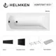Ванна акриловая Helmken Vespera X117059S75 160х70 комплект 5 в 1 цвет белый