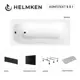 Ванна акриловая Helmken Edelva 72Y710P207 160х70 комплект 5 в 1 цвет белый/серый/черный
