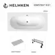 Ванна акриловая Helmken Vienna B086577R44 160 x 75 комплект 3 в 1 цвет белый/серый