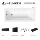 Ванна акриловая Helmken Luna 70632N34B2 170х70 комплект 5 в 1 цвет белый/черный
