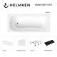 Ванна акриловая Helmken Edelva 05821S7T34 170х70 комплект 5 в 1 цвет белый/серый/черный
