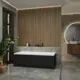 Ванна акриловая Helmken Rivana 05438R15B8 150 x 70 комплект 4 в 1 цвет белый/черный