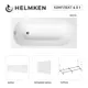 Ванна акриловая Helmken Tressa 0184945E8M 150 x 75 комплект 4 в 1 цвет белый