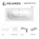 Ванна акриловая Helmken Vienna 65873D55Y9 150 x 75 комплект 5 в 1 цвет белый/серый