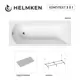 Ванна акриловая Helmken Vespera ST16719649 170 x 70 комплект 3 в 1 цвет белый/серый