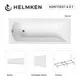 Ванна акриловая Helmken Vespera D3123384N0 180 x 80 комплект 4 в 1 цвет белый