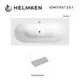 Ванна акриловая Helmken Vienna 4367E6D770 180 x 80 комплект 2 в 1 цвет белый/серый