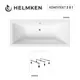 Ванна акриловая Helmken Alvaro 100435BK63 155 x 70 комплект 2 в 1 цвет белый