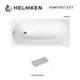Ванна акриловая Helmken Tressa 446A331R13 170 x 75 комплект 2 в 1 цвет белый/серый
