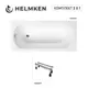 Ванна акриловая Helmken Tressa 87T87A7380 150 x 75 комплект 2 в 1 цвет белый